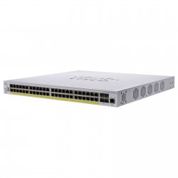Cisco CBS350-48P-4X 48-Port Gigabit PoE+ Managed Switch with 10G SFP